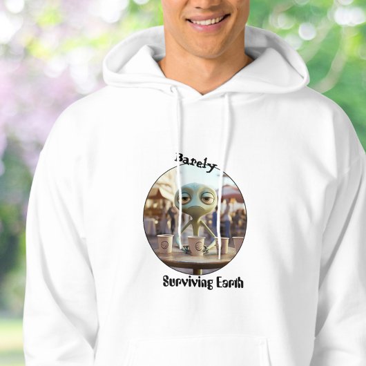 コーヒー好きのためのSFユーモアTシャツ パーカ