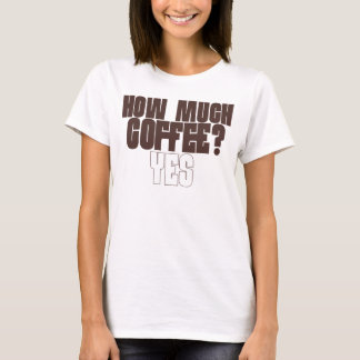 コーヒー好きのためのTシャツ – 「コーヒーは飲んでますか？」 はい Tシャツ