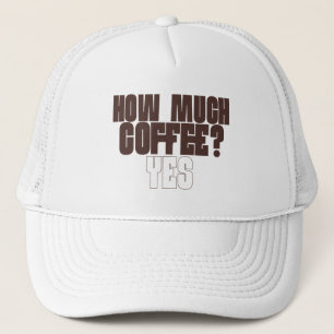コーヒー好きのためのTシャツ – 「コーヒーは?」と聞かれたらイエス キャップ