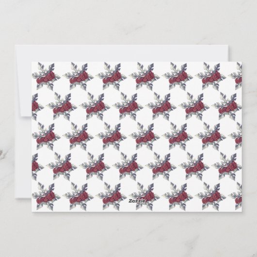 コーヒー好きのクリスマスチアーグリーティング写真 シーズンカード (裏面)