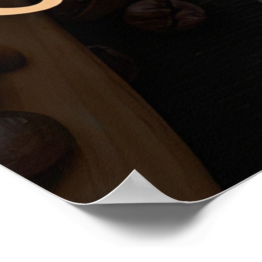 コーヒー好きのコーヒーだけで醸造 ポスター (角)