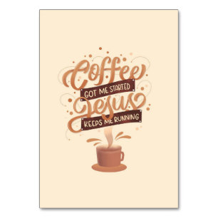 コーヒー好きのコーヒーとイエス テーブルナンバー