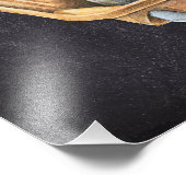 コーヒー好きのコーヒーと寒さ フォトプリント            (角)