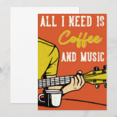 コーヒー好きのコーヒーと音楽 セーブザデート (正面/裏面)