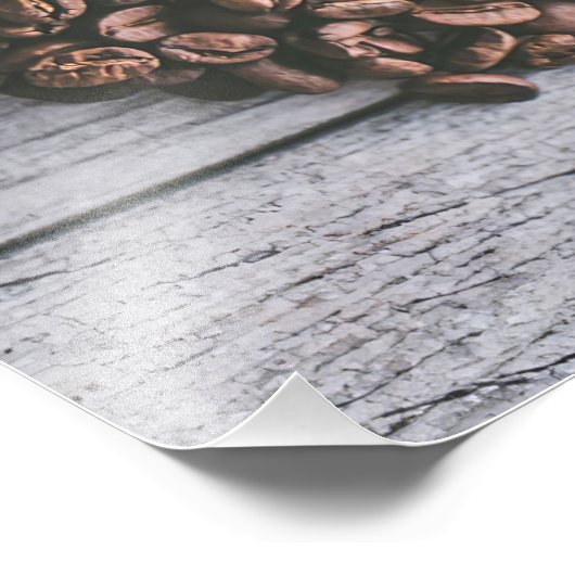 コーヒー好きのコーヒーは常に良いアイディア フォトプリント            (角)