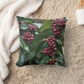 コーヒー好きのコーヒーツリー。 クッション (ブランケット)