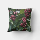 コーヒー好きのコーヒーツリー。 クッション (裏面)