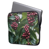 コーヒー好きのコーヒーツリー。 ラップトップスリーブ (正面左)