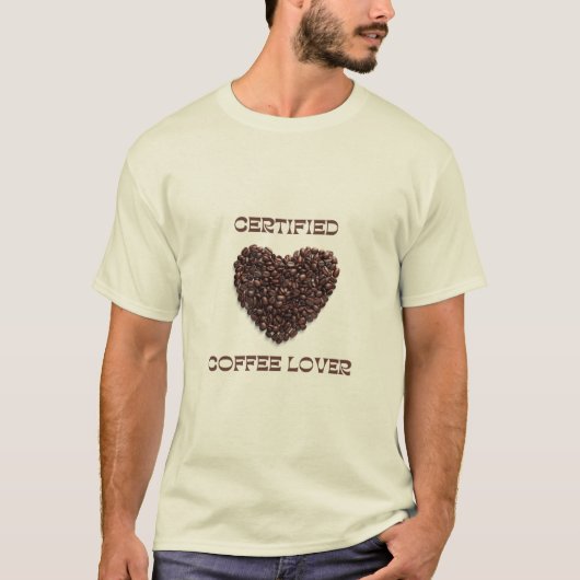 コーヒー好きのコーヒーライフを支える人 Tシャツ (正面)
