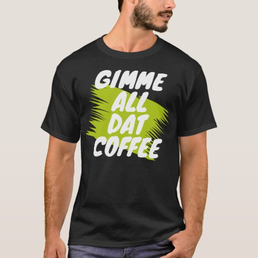 コーヒー好きのコーヒー Tシャツ (正面)