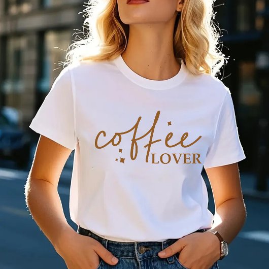 コーヒー好きのシャツ、コーヒーに夢中の女性への贈り物 Tシャツ