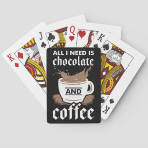 コーヒー好きのチョコレートとコーヒー トランプ