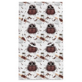 コーヒー好きのナイトフクロウ スモールペーパーバッグ (裏面)