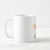 コーヒー好きのパパデザインが面白い コーヒーマグカップ (左)