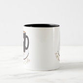 コーヒー好きのマグカップ ツートーンマグカップ (中央)