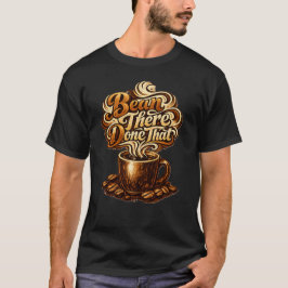 コーヒー好きのユーモア満載Tシャツ 豆を味わったことがある Tシャツ