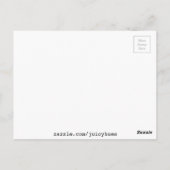 コーヒー好きのヴィンテージレトロカフェアート私はコーヒーが大好き ポストカード (裏面)