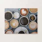 コーヒー好きの人がカフェインを夢見る ジグソーパズル (横)