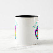 コーヒー好きの人に良い日を迎える ツートーンマグカップ (中央)