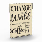 コーヒー好きの人はコーヒーで始まる フォトブロック (左)