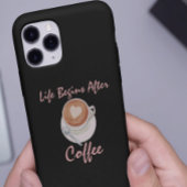 コーヒー好きの人生はコーヒーの後から始まる Case-Mate iPhoneケース