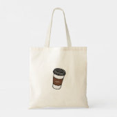 コーヒー好きの先生へのカラフルな感謝のギフト トートバッグ (裏面)