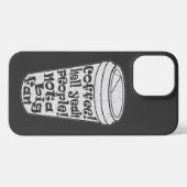 コーヒー好きの大ファンではない人々 iPhoneケース (裏面横)