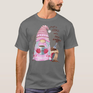 コーヒー好きの女の子だけの女の子格言Coff Tシャツ