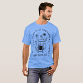 コーヒー好きの引用 友達 Tシャツ (正面フル)