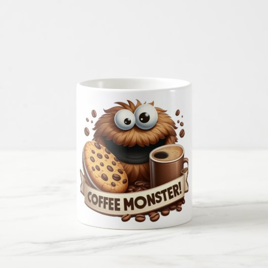 「コーヒー好きの逃げ道：すべてのビールに浸る」 コーヒーマグカップ (中央)