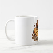 「コーヒー好きの逃げ道：すべてのビールに浸る」 コーヒーマグカップ (左)