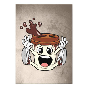 コーヒー好きの面白いマグカップ フォトプリント           