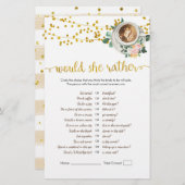 コーヒー好きは、彼女はむしろゲームを醸造している (正面/裏面)