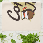 コーヒー好きコーヒーは液体の喜び キッチンタオル (折り畳み)