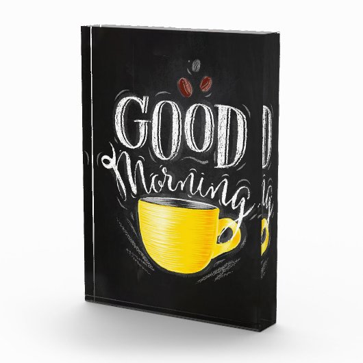 コーヒー好きコーヒーグッドモーニング フォトブロック (右)