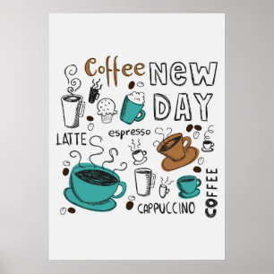 コーヒー好きコーヒーコレクション ポスター