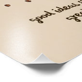 コーヒー好きコーヒーフクロウ フォトプリント            (角)