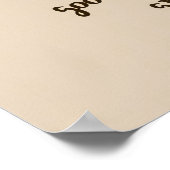 コーヒー好きコーヒーフクロウ ポスター (角)