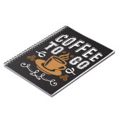 コーヒー好きコーヒー行く ノートブック (左側)