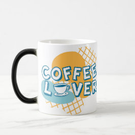 コーヒー好きタイポグラフィ モーフィングマグカップ