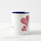 コーヒー好きバレンタインデーのプレゼント ツートーンマグカップ (中央)