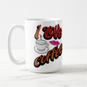 コーヒー好きマグカップ コーヒーマグカップ (左)