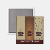 コーヒー好き冷凍機磁石 マグネット (正面/裏面)