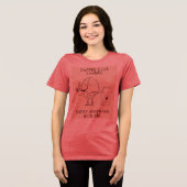 コーヒー好き女子のTシャツ トライブレンドＴシャツ (正面全面)