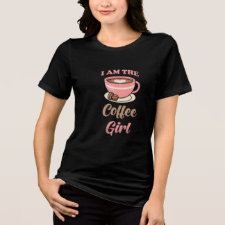コーヒー好き女子 かわいい コーヒー中毒 美意識 Tシャツ