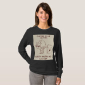 コーヒー好き女子Tシャツ Tシャツ (正面フル)