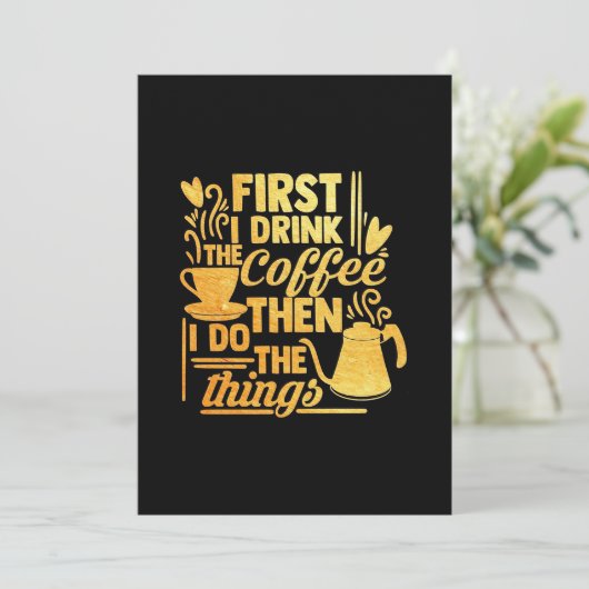 コーヒー好き最初にコーヒーを飲む 招待状 (スタンド正面)