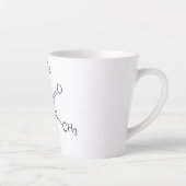 コーヒー好き用カフェイン分子ツートーンコーヒー カフェラテマグ (右)