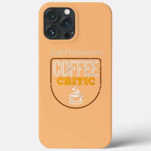 コーヒー好き自称コーヒー批評家 楽しい Case-Mate iPhoneケース (裏面)