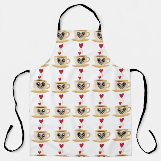 コーヒー好き エプロン (正面)